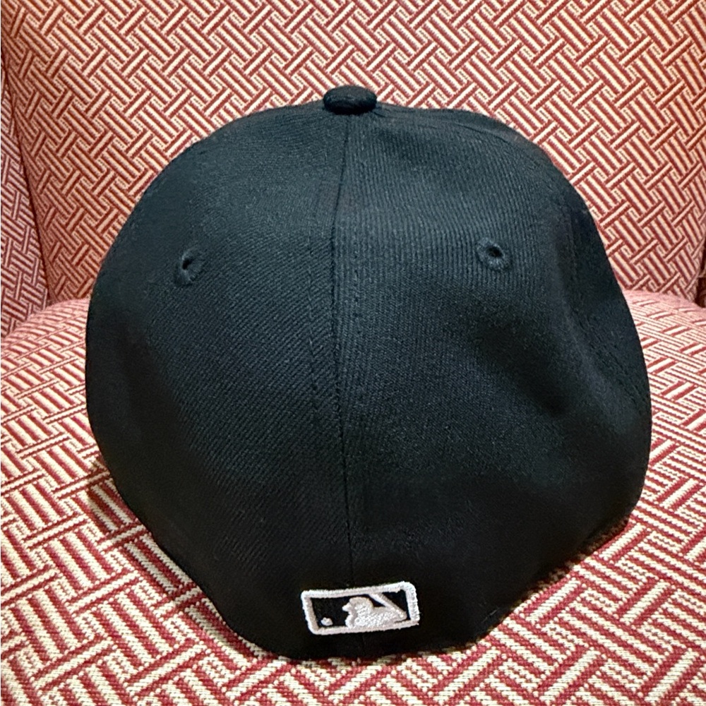 St. Louis Cardinals Black on White 59Fifty Fitted 7.5 Cap - Picture 4 of 9